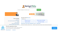 Desktop Screenshot of kariyeryolu.com